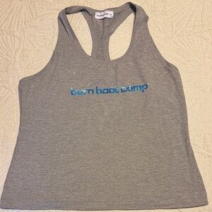Burn Boot Camp Gray Tank Top